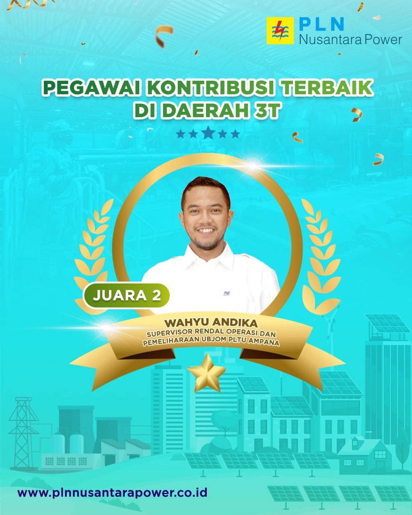 PLN Nusantara Power Raih Green Energy Award PLN Nusantara Power