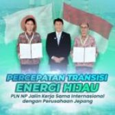 Percepatan Transisi Energi Hijau, PLN NP Jalin Kerja Sama Internasional dengan Perusahaan Jepang