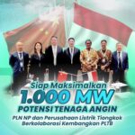 Siap Maksimalkan 1.000 MW Potensi Tenaga Angin, PLN NP dan Perusahaan Listrik Tiongkok berkolaborasi Kembangkan PLTB