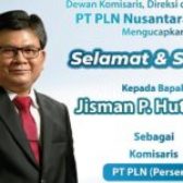 PLN Nusantara Power: Selamat dan sukses dilantiknya jajaran Komisaris PT PLN (Persero) serta terima kasih atas dedikasi dan kontribusi Komisaris PT PLN (Persero) di periode sebelumnya